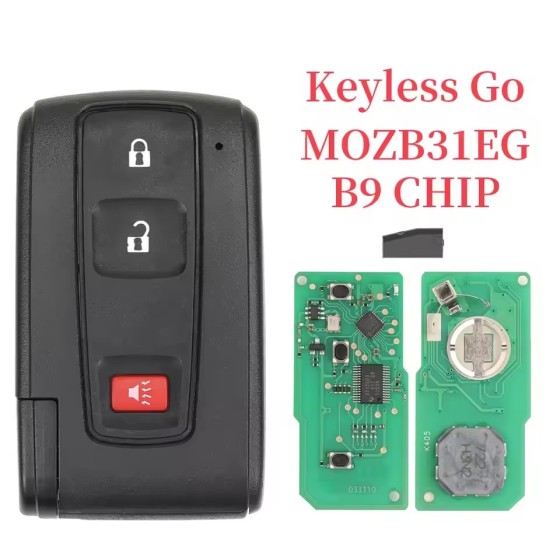 2004-2009 Toyota Prius / 3-Button Smart Key / MOZB31EG / (AFTERMARKET)